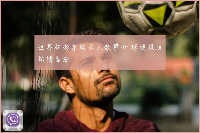 世界杯彩票购买人数攀升 球迷投注热情高涨